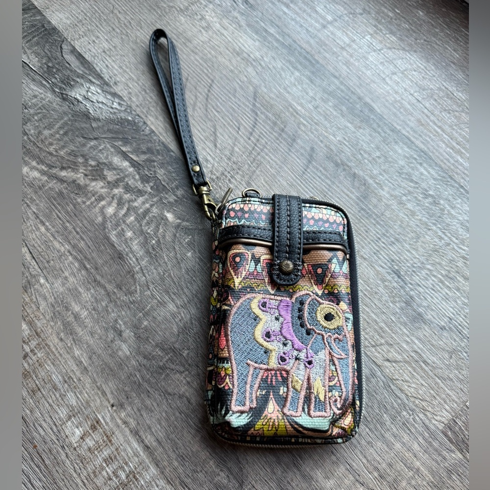 Sakroots Multicolor Patterned Wristlet